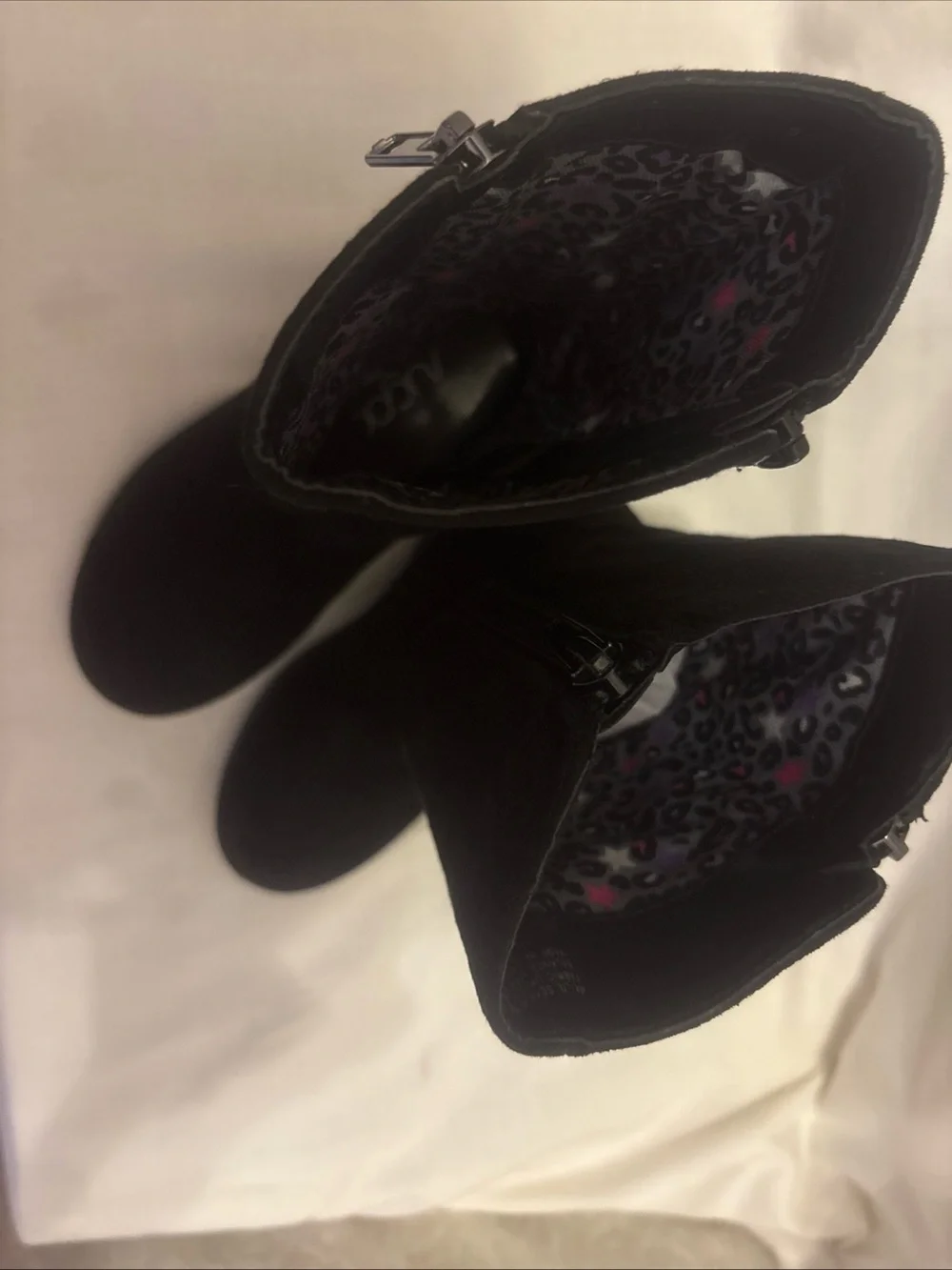 Sugar Lil Semla Girls Riding Boots with Rainbow Zipper